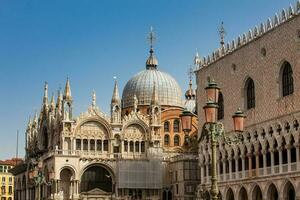 il santo marchio basilica costruito nel 1092 nel Venezia foto