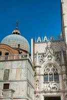 dettagli di il santo marchio basilica costruito nel 1092 nel Venezia foto