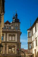 bellissimo architettura di il edifici a praga vecchio cittadina foto