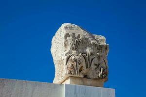 rovine di il Adriano biblioteca a il centro di il Atene città nel Grecia foto