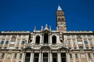 il storico basilica di santo Maria maggiore costruito su 1743 nel Roma foto