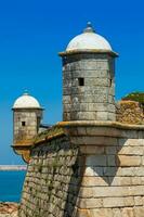 storico forte di sao Francisco fare queijo costruito su il 6 ° secolo a porto città nel Portogallo foto