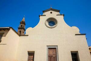 basilica di il santo spirito costruito su 1487 a il d'oltrarno trimestre nel Firenze foto