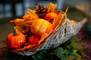 cornucopia per Grazie dando foto