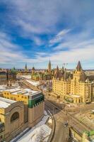 centro Ottawa città orizzonte, paesaggio urbano di Canada foto