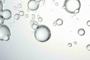 aria bolle acqua puro. creare ai foto