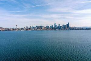 seattle, skyline di washington foto