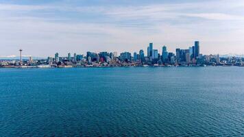 seattle, skyline di washington foto