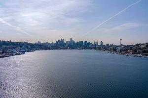 seattle, skyline di washington foto