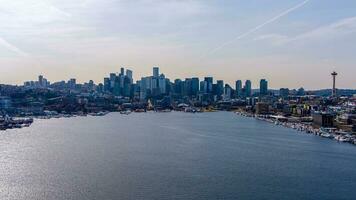 seattle, skyline di washington foto