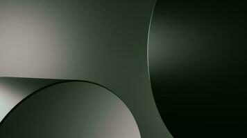 astratto 3d interpretazione pf un' moderno metallo cilindro geometrico sfondo. minimalista metallo acciaio design. foto