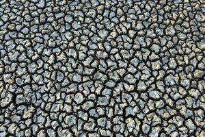 Cracked asciutto suolo, patagonia, argentina foto
