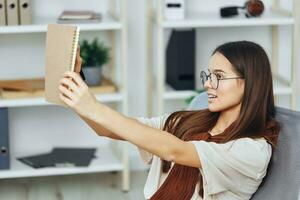 taccuino attività commerciale Università diario ragazza interno Nota sedia alunno pianificazione foto