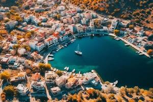 persone su il spiaggia godendo il mare generativo ai foto