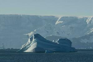 tempano galleggiante nel il antartico mare, vicino il antartico penisola. foto