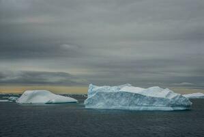 ghiaccio paesaggio di il antartico settore, vicino il paulet isola foto