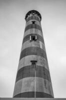 farol de aveiro. faro nel il costa di Aveiro, Portogallo. foto