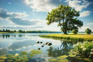 natura bellezza nel acqua foto