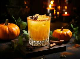 cocktail con zucca foto