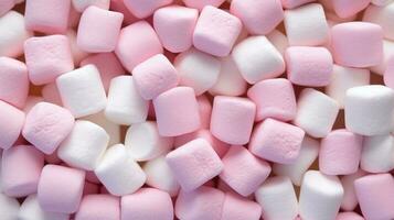 marshmallows sfondo ai generato foto
