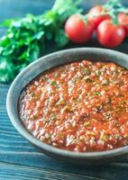 ciotola di marinara - italiano pomodoro salsa foto