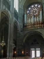 clermont-ferrand, francia, 12 maggio 2018 - cattedrale di clermont-ferrand foto