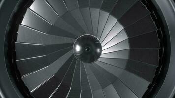 aereo turbina. Jet motore. aviazione concetto. 3d illustrazione foto