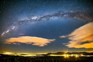 sorprendente notte cielo foto