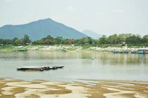 mekongr fiume sanakham Laos foto