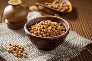 azione foto di natto giapponese cibo fatto a partire dal totale soia ai generato