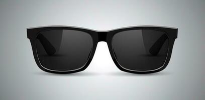 occhiali da sole neri isolati foto