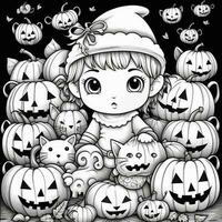 pagine da colorare di halloween foto