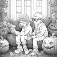 pagine da colorare di halloween foto