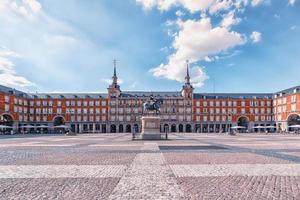 Plaza Mayor nella città di madrid, in spagna