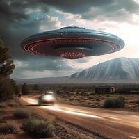 ufo. generativo ai foto