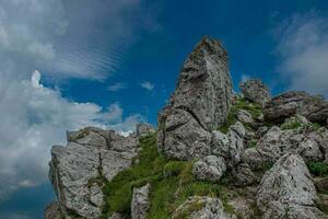 vetta della montagna foto