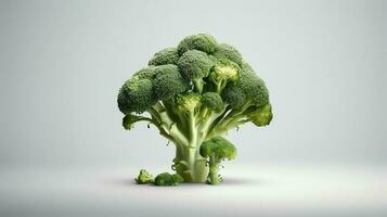 foto di broccoli isolato su bianca sfondo