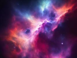 astratto sfondo quello imita il struttura di un' nebulosa nel spazio. ai generato foto