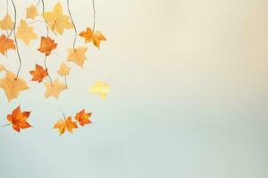 sfondo di foglie d'autunno foto