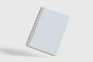 realistico copertina libro bianca colore reso con 3d Software per media presentazione foto