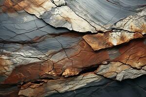 sedimentario struttura avvicinamento, creato con generativo ai foto