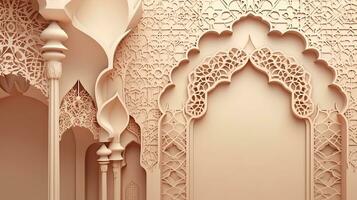 concetto design di Ramadan sfondo per Ramadan striscione, ai generativo foto