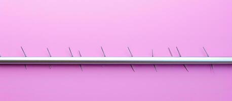 foto di un' paio di forbici su un' vivace rosa superficie con abbondanza di spazio per testo o design con copia spazio