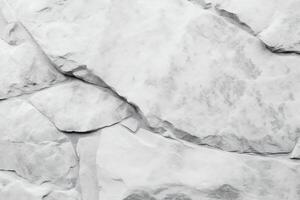 ai generativo bianca roccia struttura grigio pietra sfondo grunge sfondo con spazio per design ruvido roccioso superficie con crepe foto