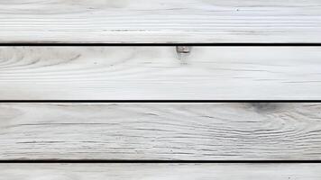 ai generativo bianca di legno tavole struttura leggero grigio vecchio di legno parete Vintage ▾ rustico sfondo con spazio per design bandiera largo lungo panoramico sito web intestazione foto