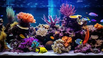 colorato corallo scogliera sfondo foto