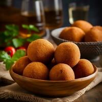 brasiliano merenda coxinha generativo ai foto