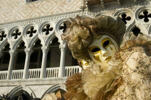 maschere a il Venezia carnevale foto