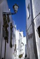 il bianca strade di ostuni foto