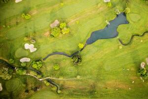 superiore Visualizza di un' golf corso foto